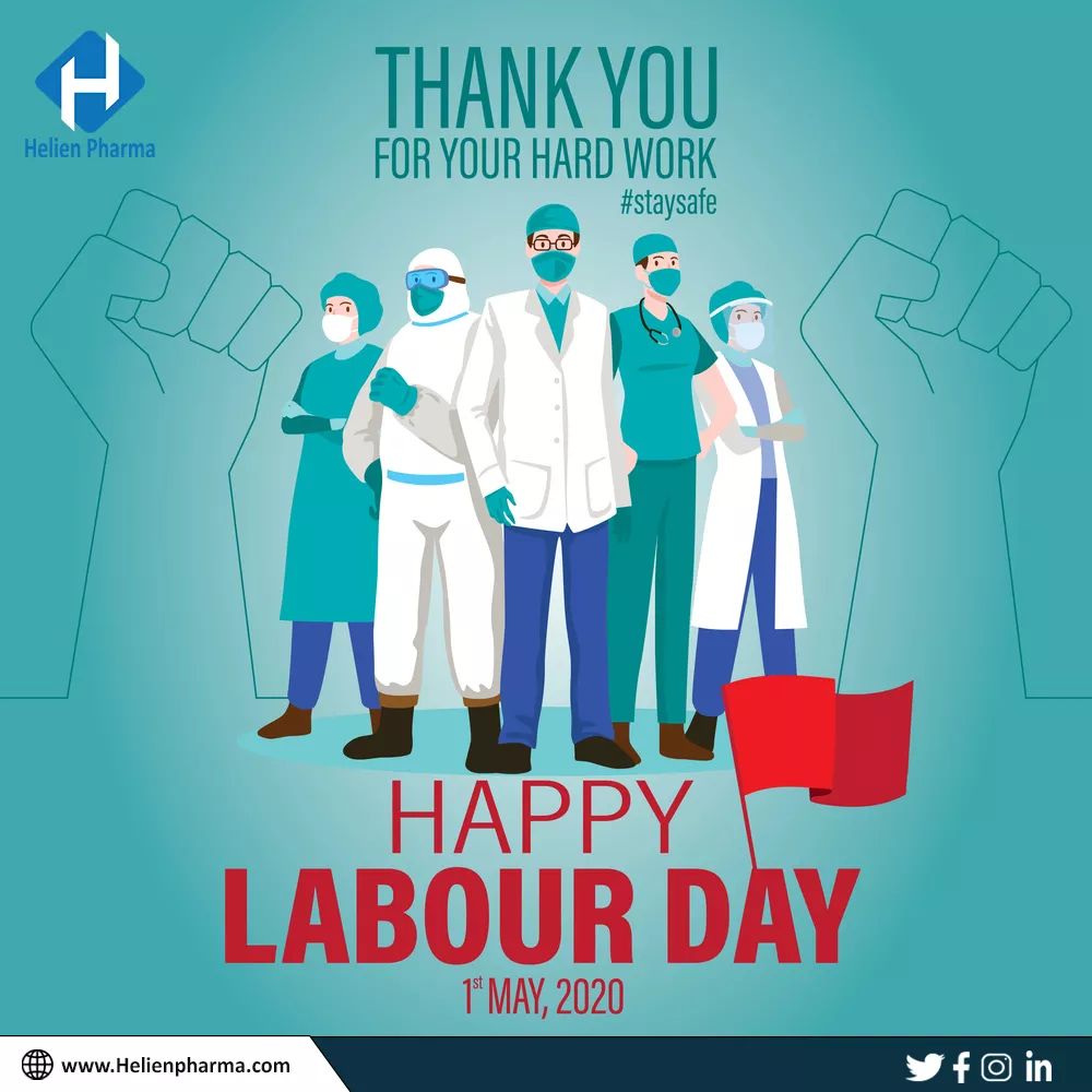HelienPharma's tweet photo. We pay our tribute to the workforce of this Nation, the building blocks of any entity, without their unwavering hard work and resolute determination, no success is possible.

#LabourDay #LabourDay2021 #HelienPharma #Helien #homeopathy #healing #NaturalCures #cures #health #Helien https://t.co/4694mye1TG