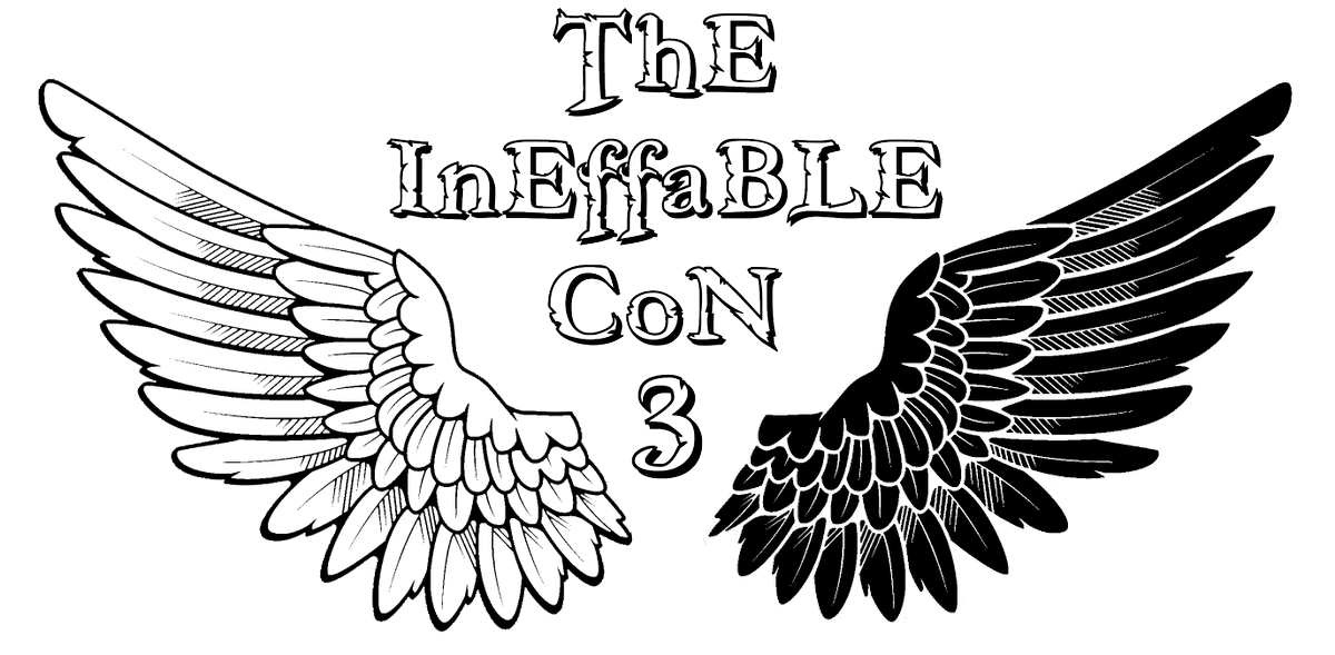 So...THIS HAPPENED!

REGISTRATIONS ARE NOW OPEN!

22nd - 24th October 2021
VIRTUAL
"Name your price" payment option

More information, and booking link:
theineffablecon.org.uk/event-director…

#TIC3 😇🥂😈