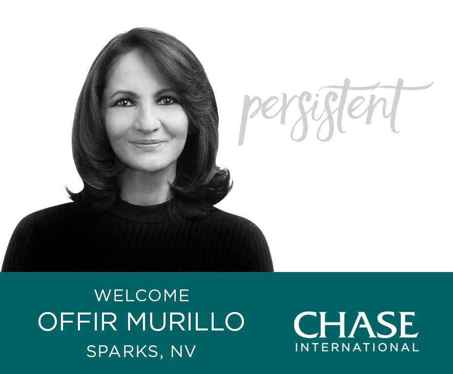 We are so excited and grateful to welcome Offir Murillo to the Chase International Real Estate team!

If you or someone you know is looking to buy or sell a home, call Offir at 775-315-1523. Find out what your home is worth at ecs.page.link/BqVC4