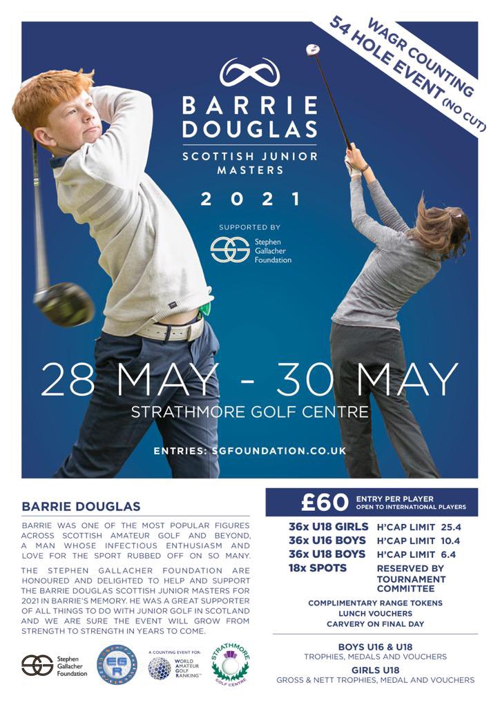 Barrie Douglas Foundation (@bdfoundation_) on Twitter photo 🚨🚨🚨 Entries close tomorrow...don’t miss out! sgfoundation.co.uk <a href="/BDFoundation_/">Barrie Douglas Foundation</a> <a href="/sgfgolf/">Stephen Gallacher Foundation</a> <a href="/paullawriefound/">Paullawriefoundation</a> <a href="/JuniorScotland/">Junior Tour Scotland</a> <a href="/GolfStrathmore/">Strathmore Golf</a> 🚨🚨🚨 Entries close tomorrow...don’t miss out! sgfoundation.co.uk <a href="/BDFoundation_/">Barrie Douglas Foundation</a> <a href="/sgfgolf/">Stephen Gallacher Foundation</a> <a href="/paullawriefound/">Paullawriefoundation</a> <a href="/JuniorScotland/">Junior Tour Scotland</a> <a href="/GolfStrathmore/">Strathmore Golf</a>