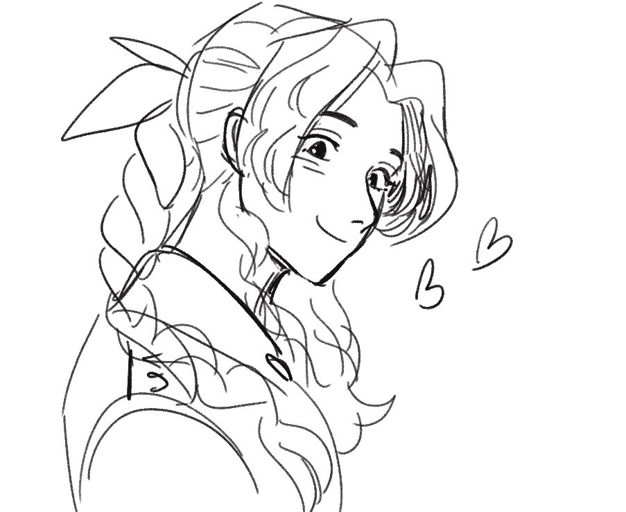 Watching ghibli movies make me wanna draw soft Aerith ;_; 