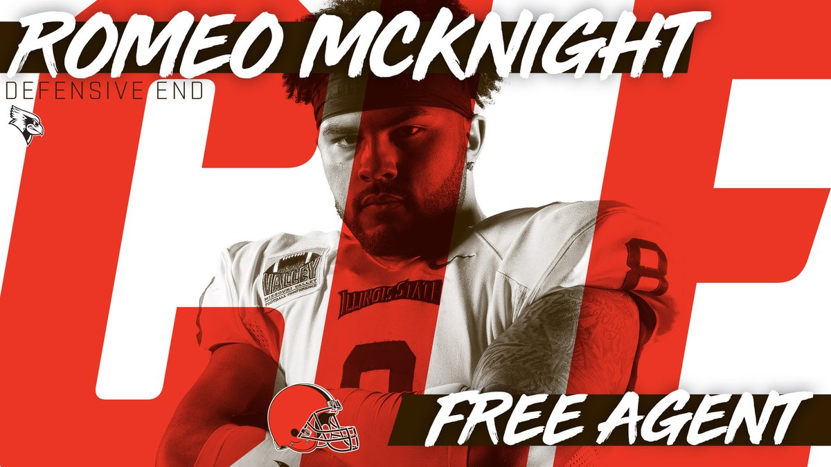 The Dawg Pound is gonna ❤️️ this guy ... <a href="/RomeoMcKnight23/">Romeo McKnight</a> is headed to Cleveland to play for the <a href="/Browns/">Cleveland Browns</a>! #RB4L #NFLBirds