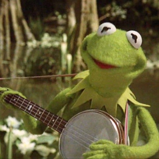 KERMIT THE FROG as FRODO BAGGINSHe'd rather sit by The Water and play his banjo, but when the world needs him, he'll be there to accept his duty.