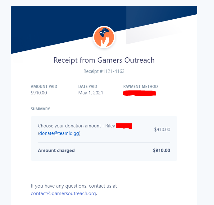 teamiQgaming's tweet photo. During the Team iQ BLITZ 3 speedrun marathon, we raised $410 with a last minute $500 contribution from our wonderful sponsor @REALTIMETechIT , bringing the total to $910!! 

Thank you everyone who tuned in, participated, and donated to the generous cause! https://t.co/53feWCidcq