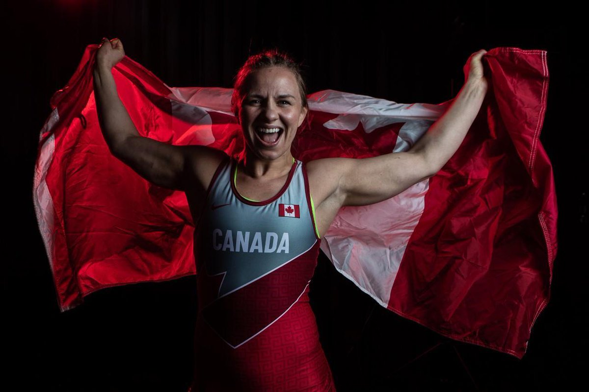GOOD AS GOLD Olympic champion wrestler Erica Wiebe finding strength on edge of failure