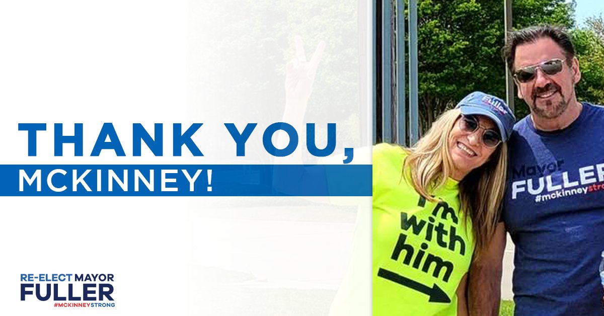 Maylee &amp; I just wanted to extend a heartfelt THANK YOU to our McKinney Family! Your trust &amp; support mean the world to us. Win, lose, or draw, I'm proud of what we were able to accomplish over the last 4yrs &amp; I look forward to watching our little community continue to blossom.