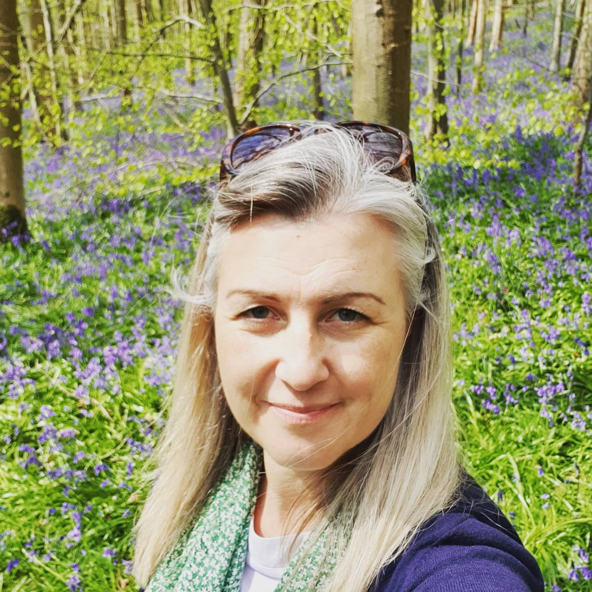 Such a beautiful walk today in the bluebells 😍😍