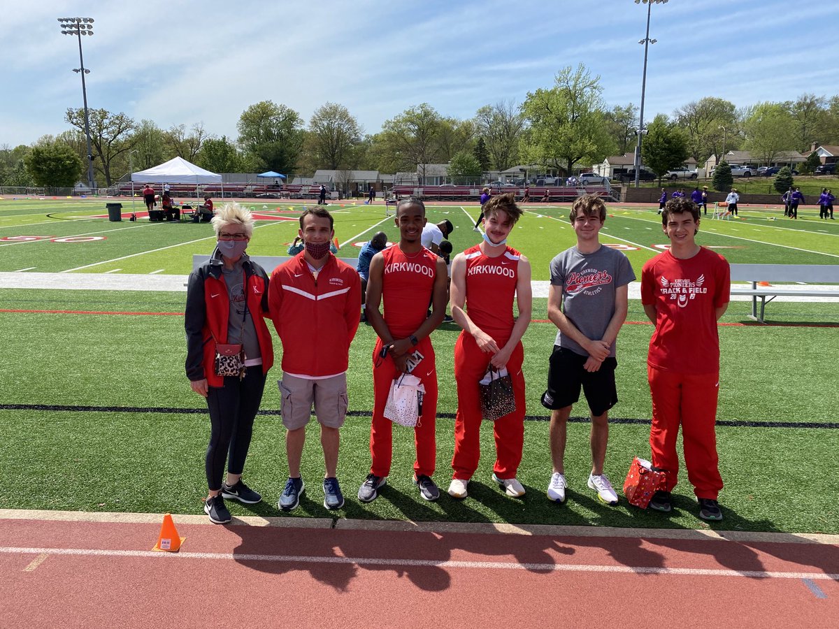 Senior Men’s track and field ⁦<a href="/KirkwoodHS/">Kirkwood High School</a>⁩ “2GETHER AS 1”