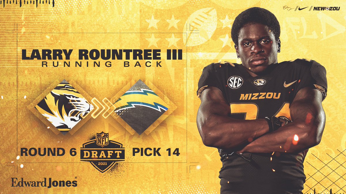 #BoltUp, <a href="/LRountreeIII/">Tree Rountree III</a> ‼️

#NFLDraft x #MizzouMade
