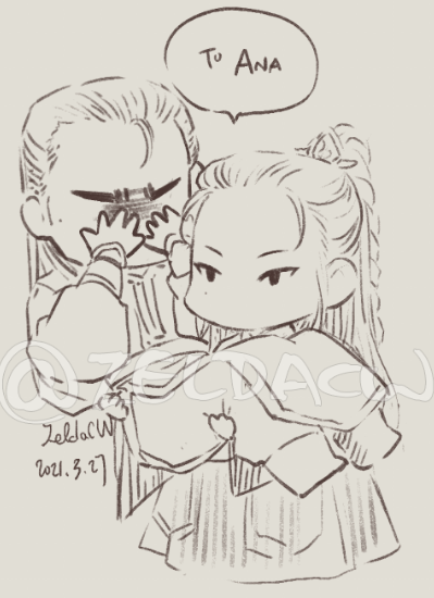 Some twitch stream chibi doodle redeems....

wangxian, my oc hell judges, wangxian cosplaying twilight princess, and "moo xuanyu"... o3o;;; 
