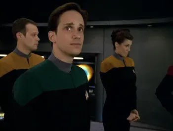 Really impressed by “Good Shepherd”, which feels like the spiritual successor to the “Lower Decks” episode of TNG.I did wonder “what happens if you’re on Voyager and not great at your job?” and we get the answer.