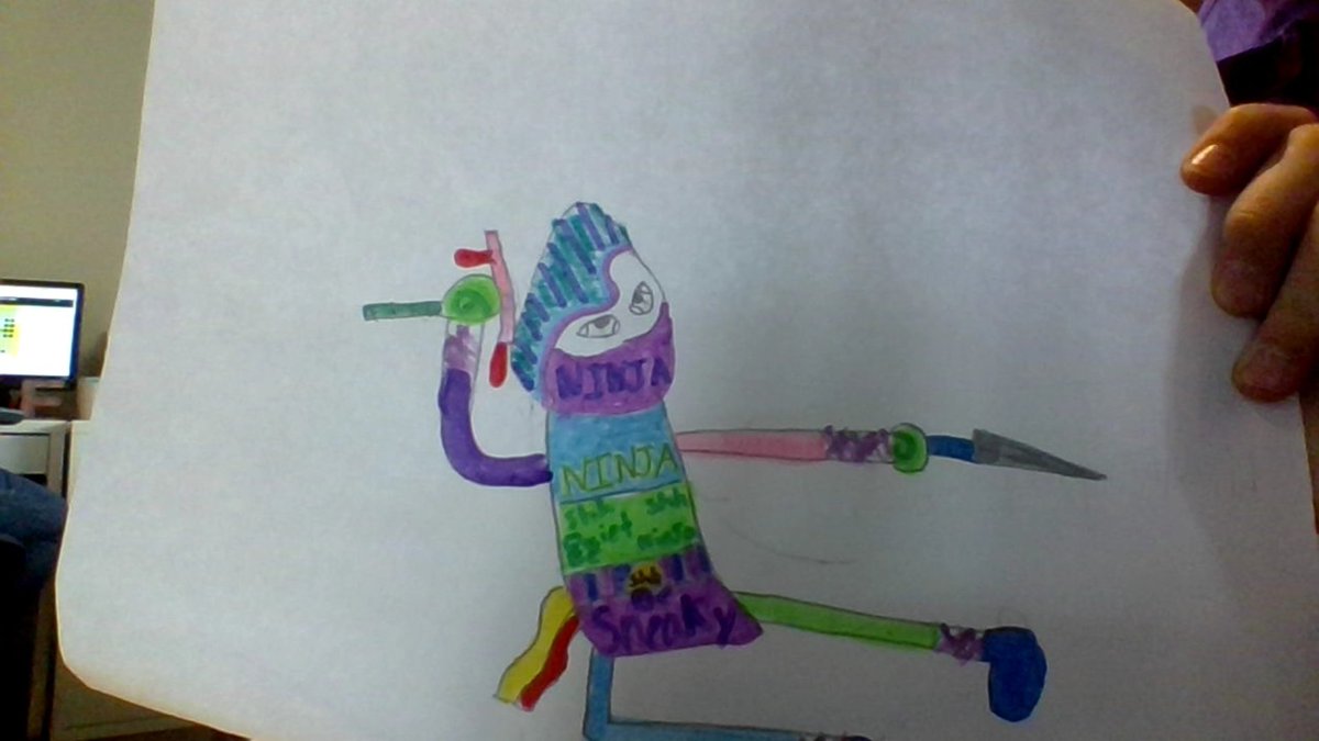 MsBarringtonCG's tweet image. These sneaky ninjas conquered home learning this week 🤣😂 @ChristinaGFMPSD @FMPSD #iteachthird #studentartists #fmpsdlearningathome #grade3istheplacetobe