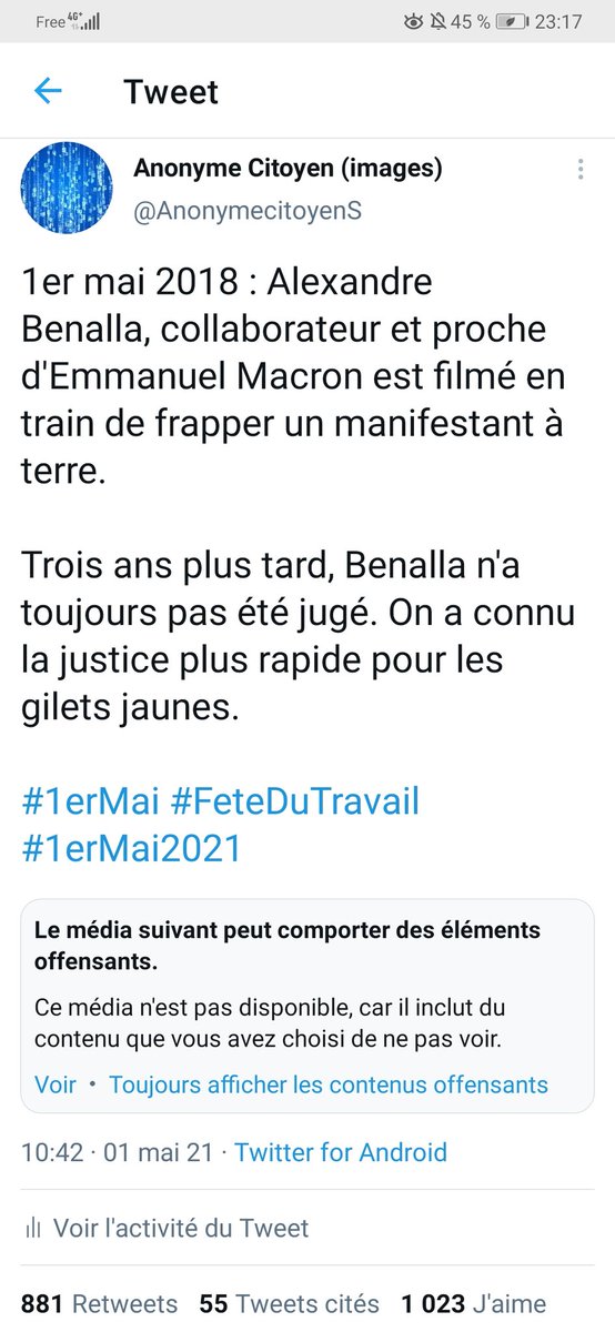 Anonyme Citoyen tweet media