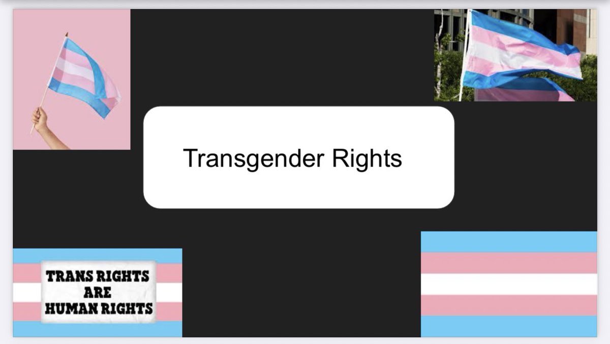 This student created a slideshow to raise awareness after learning about transgender rights.  #socialjusticeexploration  #mtsdvt  #sschat  #vted