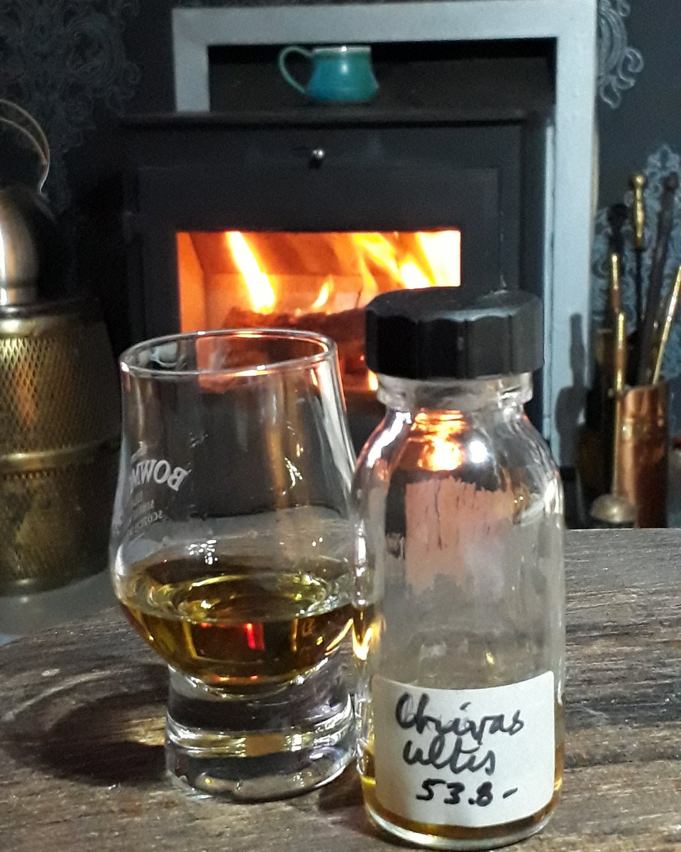 whiskygirl6's tweet photo. #Homeofchivas #ChivasRegal #Ultis Strathisla #Distillery warehouse tour. At cask strength,dram is spicy with tons of chocolate, popcorn,fudge,musty wine cellar on the nose.Lovely sweetness at first,dry fruit touch of bitter with drying finish.Drop water locks in all the flavours. https://t.co/pnzdiojpYg
