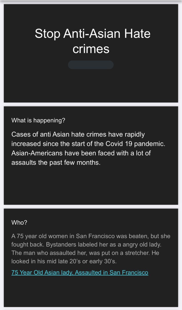 This student learned about Black Lives Matter and Stop Asian Hate. They made two slideshows to raise awareness. Stop Asian Hate slideshow:  #socialjusticeexploration  #mtsdvt  #sschat  #vted