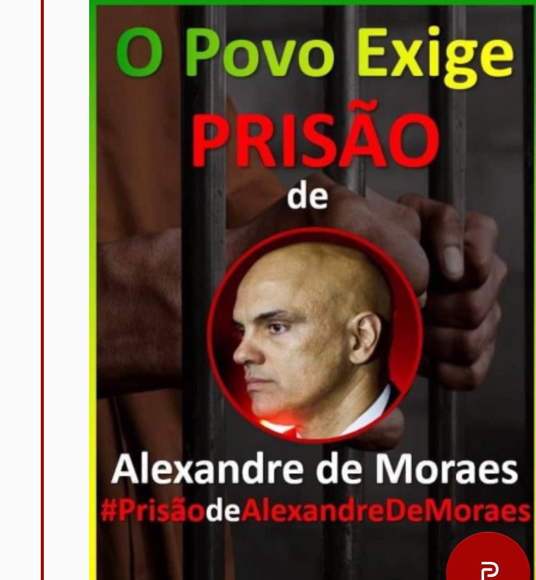 CsardeBarros3's tweet photo. Estive na Paulista hoje, o Povo pedia a prisão de Alexandre de Moraes por ter ele transgredido a Constituição Federal...!!! https://t.co/uojTGHpejl