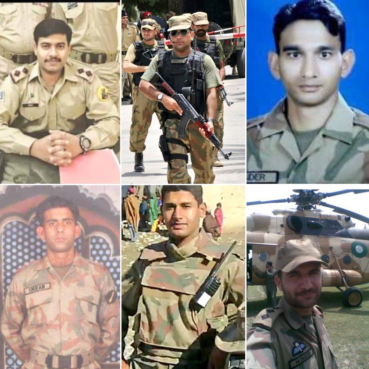 The unsung heroes who martyred in Waziristan while fighting against terrorists. We owe this peace to them.