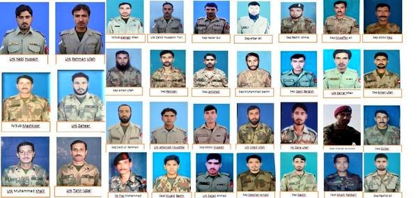 The unsung heroes who martyred in Waziristan while fighting against terrorists. We owe this peace to them.