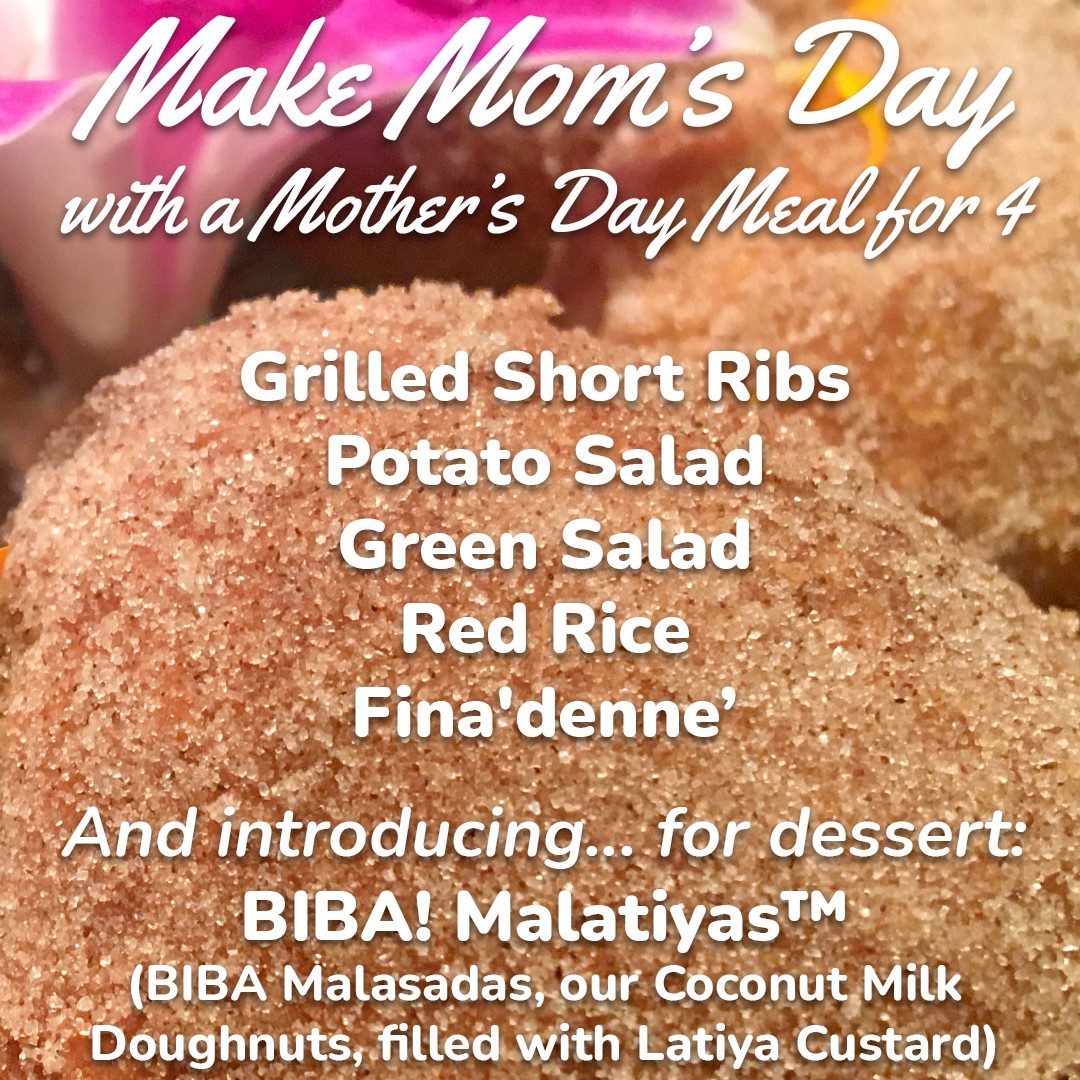BibaCHamoru's tweet photo. MAKE MOM'S DAY with a Mother's Day Meal for 4
—Mother's Day is Sunday, May 9—
- Check out https://t.co/g9hxcQD2d5
- Order & Schedule Sunday pick up time between 1-4pm at https://t.co/qKj6WmcNpr or drop by the Kitchen and order it then!
#guambombdotcom @PDXSixSevenOne #guamfood https://t.co/ek3fKxj3HJ