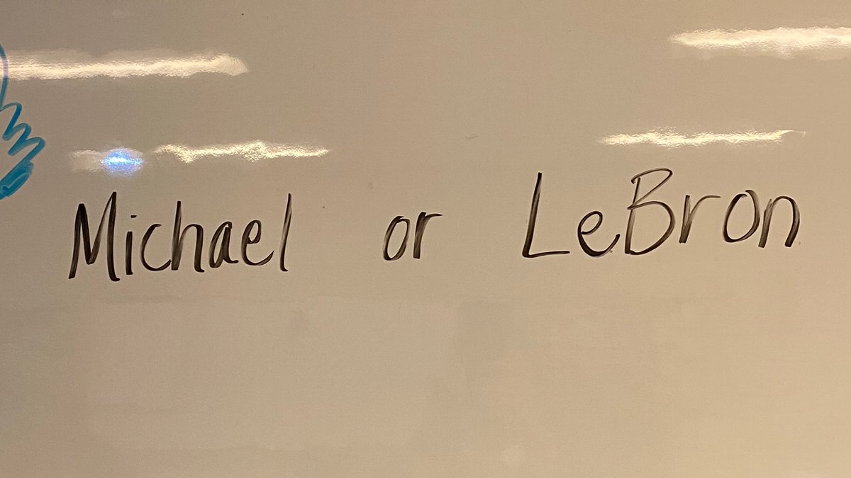 I saw this written on my math teachers board this week when I popped into her room. Every day, she asks her students a different question. What does this have to do with math? NOTHING! But you don’t get to know your students by only talking about math. This fires me up!