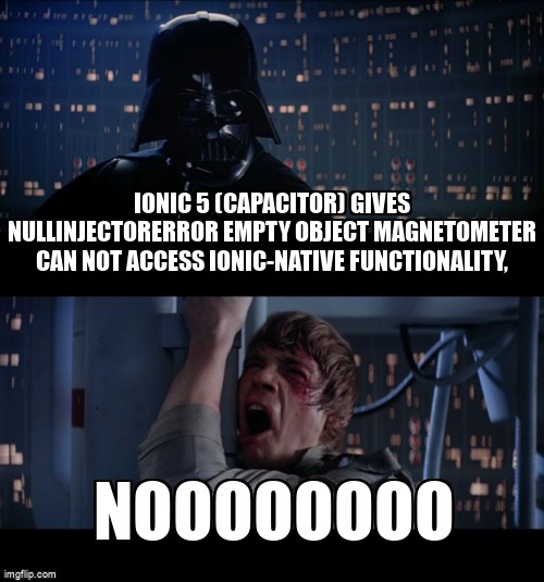overflow_meme's tweet image. ionic 5 (capacitor) gives NullInjectorError empty object Magnetometer can not access ionic-native functionality, stackoverflow.com/questions/6730… #capacitorplugin #ionicframework #ionic5