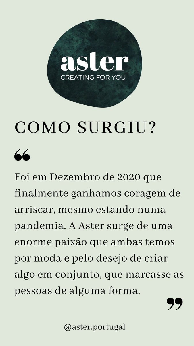 souamaia's tweet photo. Sigam muito a nossa nova marca ❤️⭐️
Instagram: @ aster.portugal 
#SmallBusiness #asterportugal #ecofriendly #clothingbrand https://t.co/YLhF9PUwXO