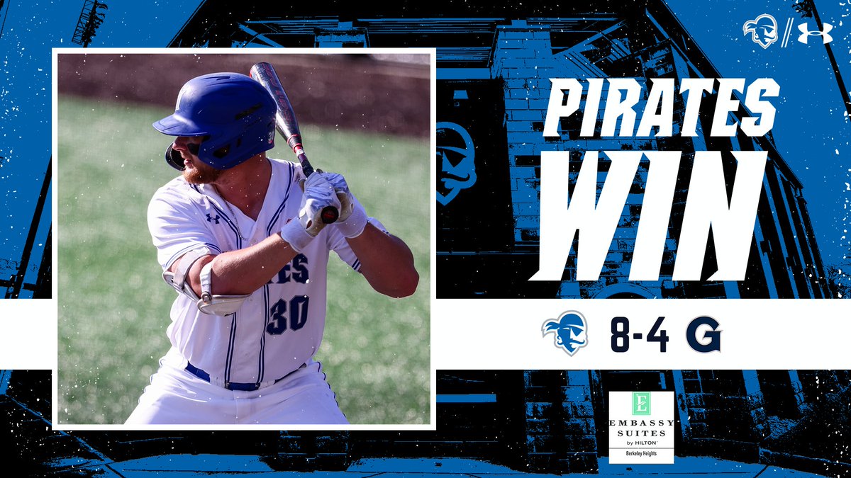 We clinch our 𝙏𝙃𝙄𝙍𝘿 BIG EAST series of the season 💪

#HALLin 🔵⚪ | #NeverLoseYourHustle