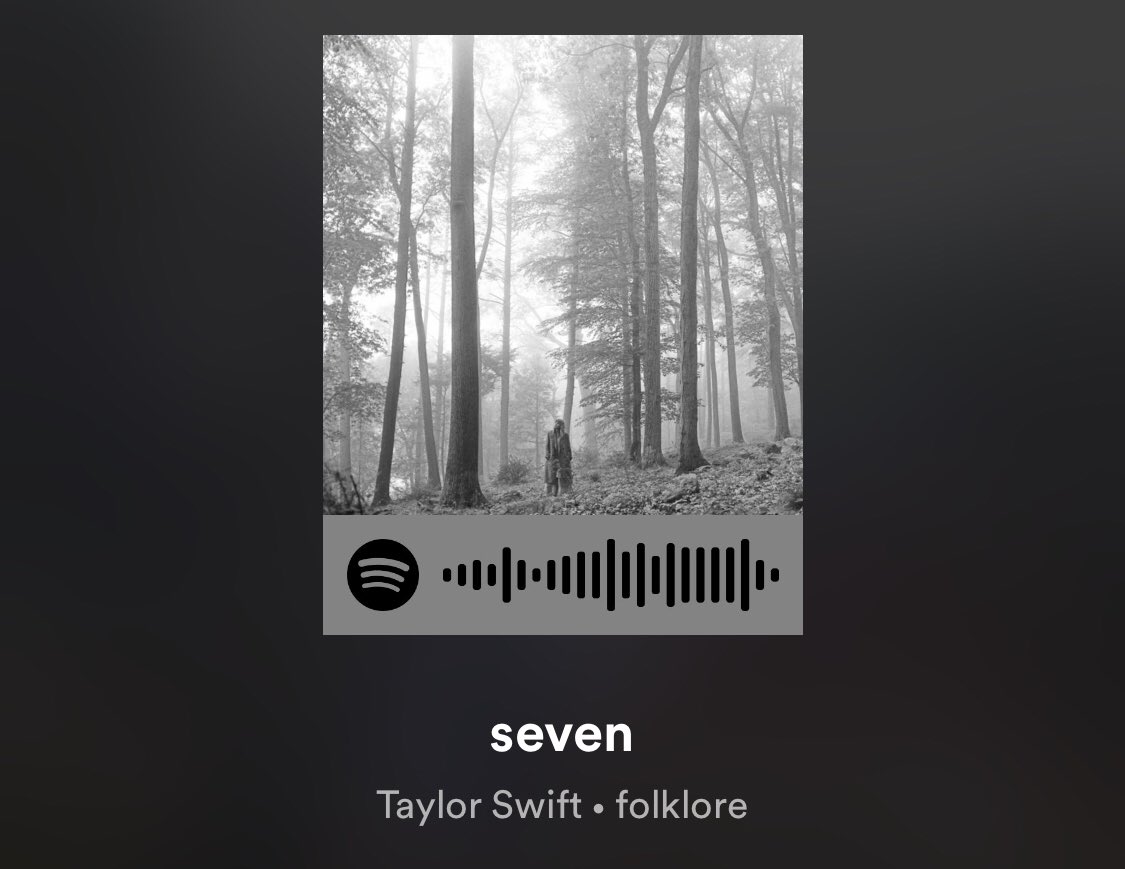 ok now lets talk about the GOAT, ms. taylor. obviously i adore her and everything she does, but seven. SEVEN. literally cried when i heard it, its genius, and im so happy it exists