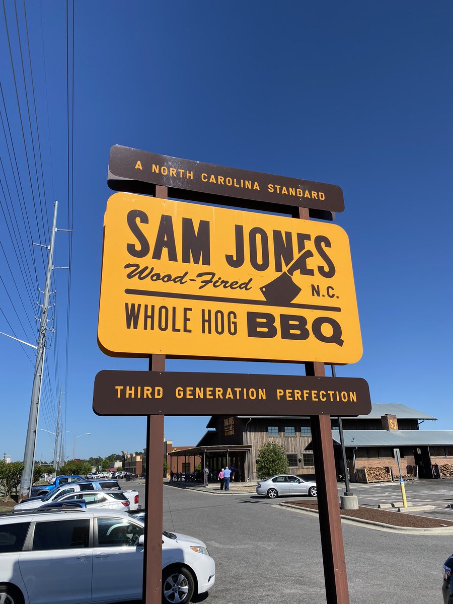 Of course I had to get up to  @samjones_bbq too. Went with the smoked turkey club for a little variety. – bei  Sam Jones BBQ