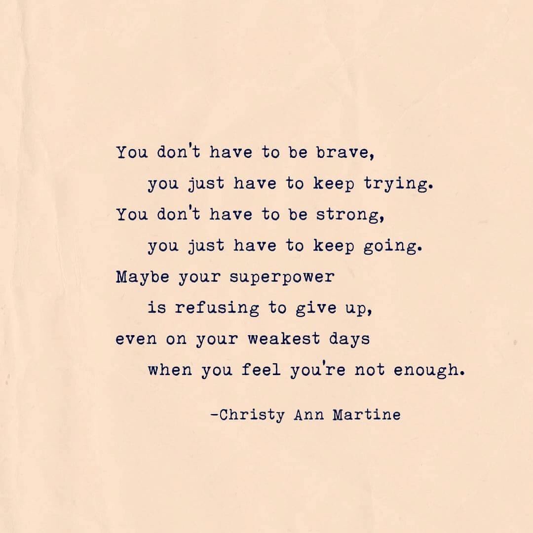 WellbeingFind's tweet image. To all of those people who keep going. This is your superpower #Resilience #StrongerTogether2021 #MentalHealthAwarenessMonth