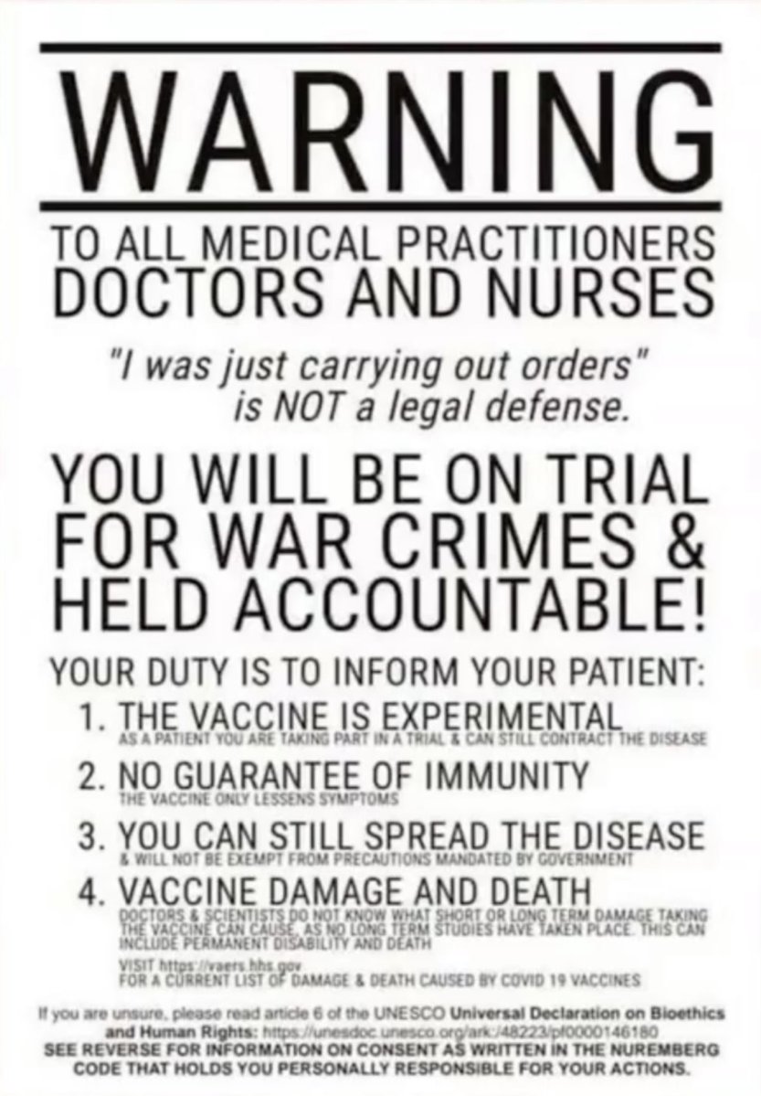 Vincent Iannelli, MD on Twitter: "The Nuremberg Code is still being used by  the anti-vaccination lobby in an attempt to argue against the legality of  vaccination. Of course, they're wrong about this