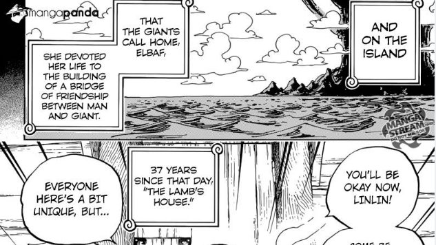It& #39;s said that Mother Caramel devoted her life to making a bridge of friendship between humans and giants but we know that she was trafficking kids. We also know that the World Government have been trying to create giants out of humans for centuries.