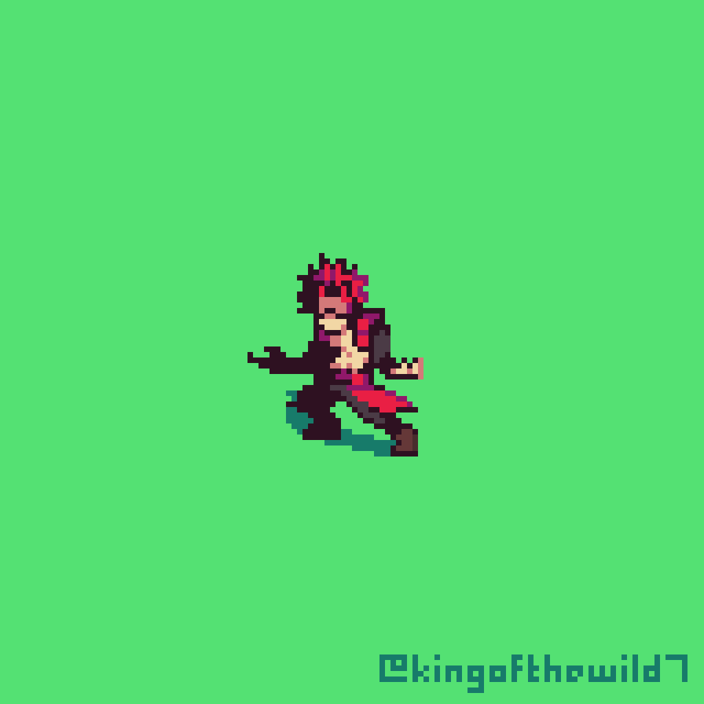 King on X: #bakugo from #BNHA #fanart #pixelart #Pixel #art  #artistsontwitter #anime #Hero  / X