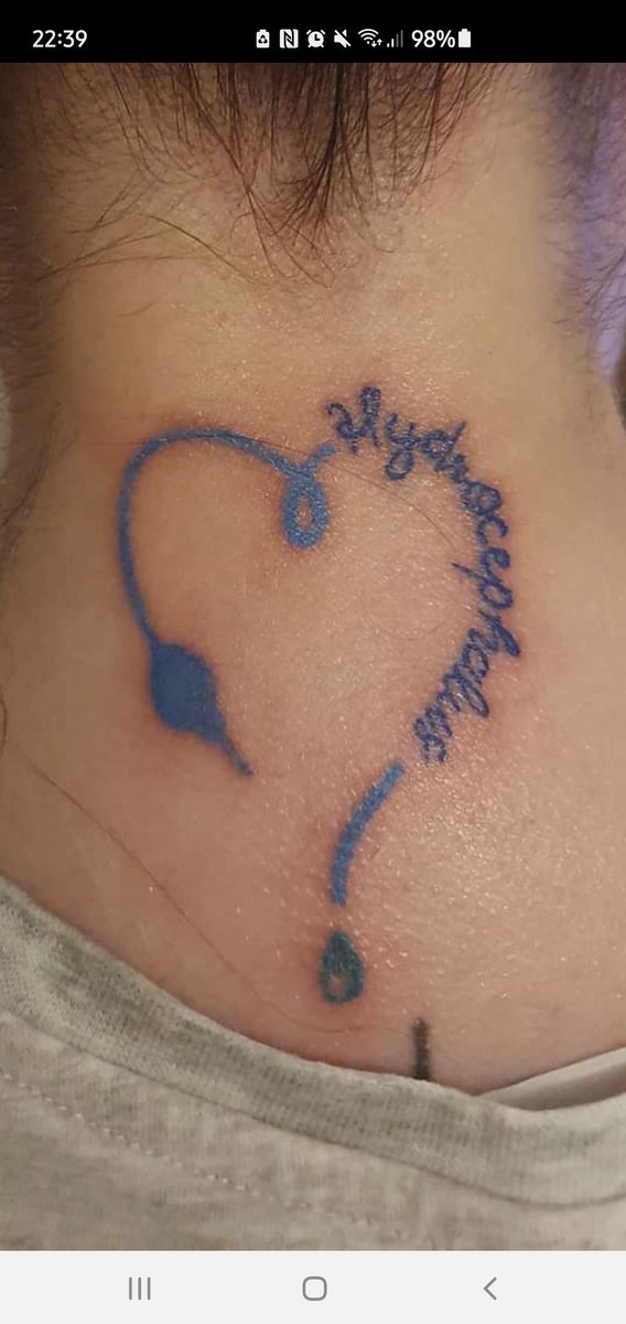 EmmaDurrant6's tweet photo. @SHINEUKCharity I had this tattoo for my brother and my cousin last week, I wanted something different than the ribbon, I love it xxx my brother had his shunts replaced in 2019 xxx https://t.co/0e4x5T9JLt