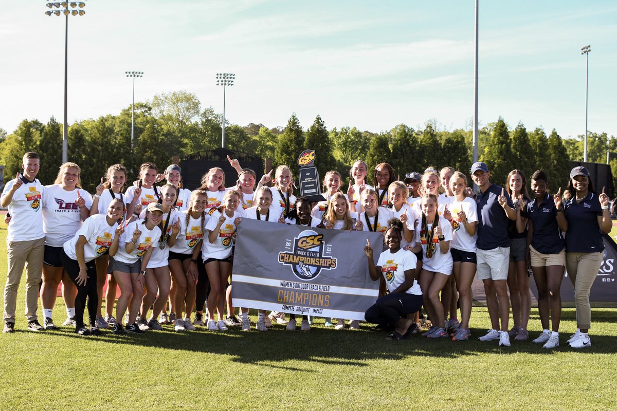 LeeUFlames's tweet photo. 4x @GulfSouth Outdoor Track &amp; Field Champions! 🏆🥇

The @LeeUTFXC Lady Flames demolish the field with 223 points and beat the next best team by 110 points! #firedup https://t.co/x2hZMuvH1w