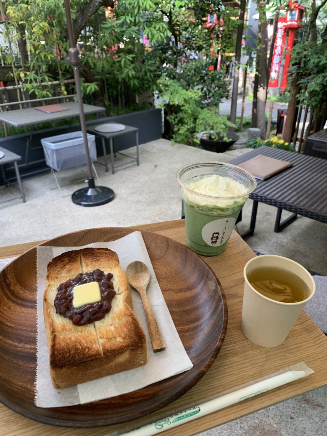 うくらいまcafe 本日5 2 日 も10時 営業致します 朝の清々しい空気の中 モーニング させに来ませんか 鳥のさえずりが可愛いですょ 四谷三丁目 信濃町 新宿 御朱印 四谷カフェ 良縁 パワースポット テラスカフェ 陽運寺 ロケ地 うくらいま食堂