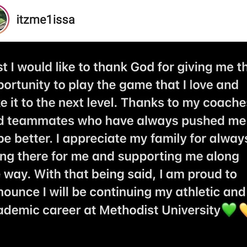 CONGRATULATIONS TO OUR 2021 <a href="/melissadoleo/">melissa</a> on her commitment to Methodist University! <a href="/mumonarchs/">Methodist Monarchs</a>  #BigThingsHappeningOverHere !