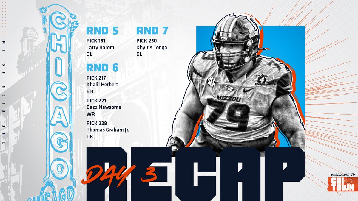 Busy Saturday.
 
#BearsDraft | 🐻⬇️