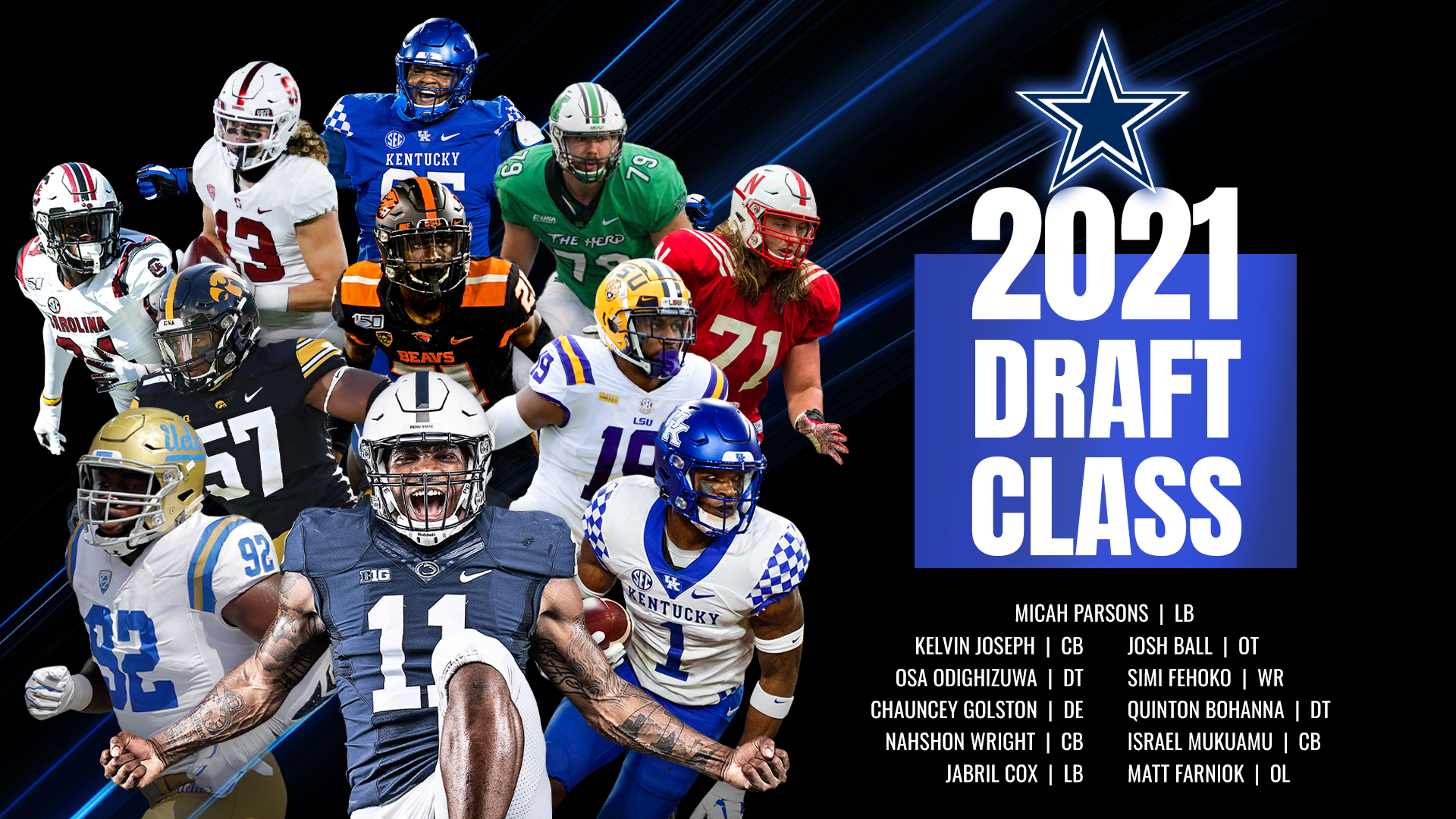 Dallas Cowboys Star Magazine Official 2023 NFL Draft Guide Shirt