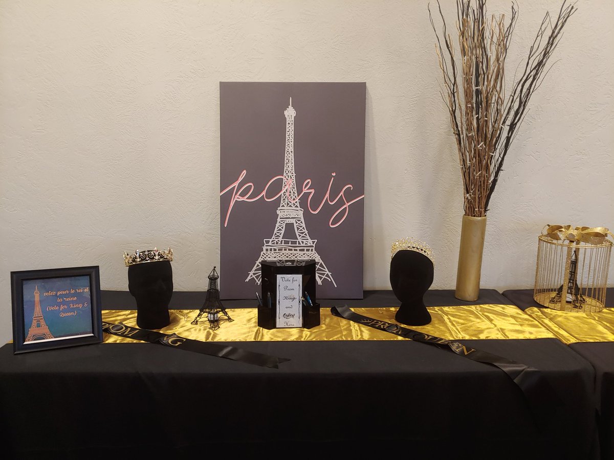CollegeViewHS3's tweet image. Who will be crowned King and Queen of Paris tonight?  #prom2021. #anightinparis #CVHSTwolves