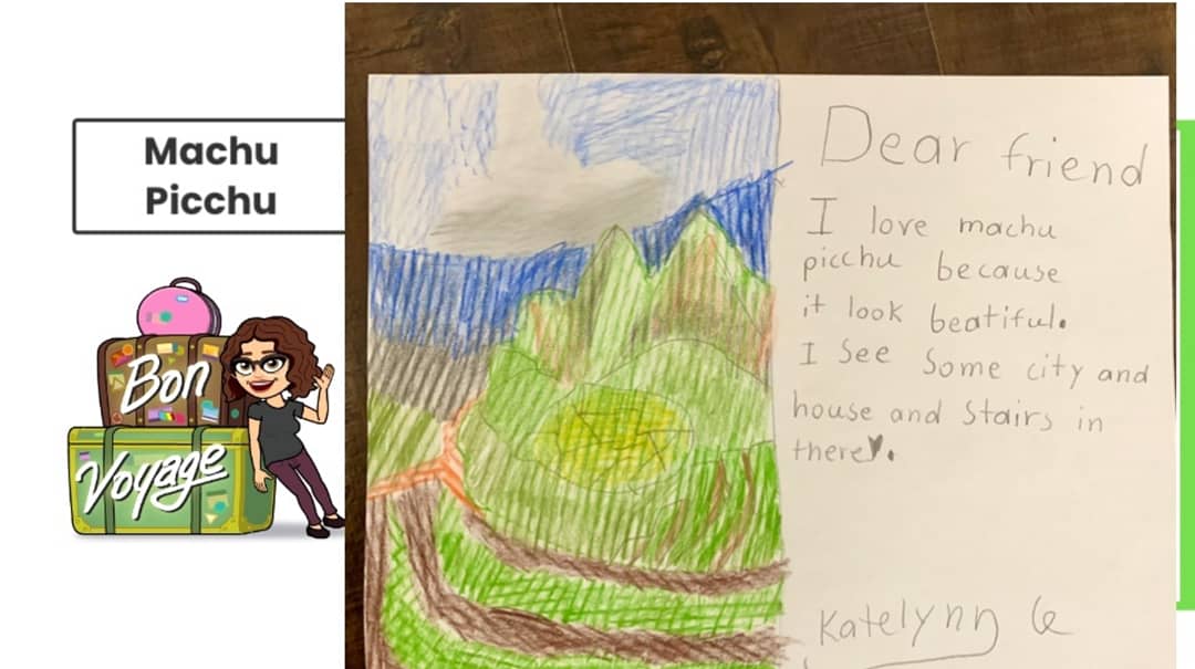 MsBarringtonCG's tweet image. Of course, we took the time to send postcards home to tell them all about our Peruvian adventures @ChristinaGFMPSD @FMPSD #iteachthird #fmpsdlearningathome #socialstudies #grade3istheplacetobe