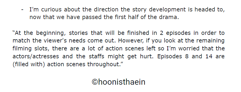 "Episodes 8 and 14 are (filled with) action scenes throughout.” #TaxiDriver  #모범택시