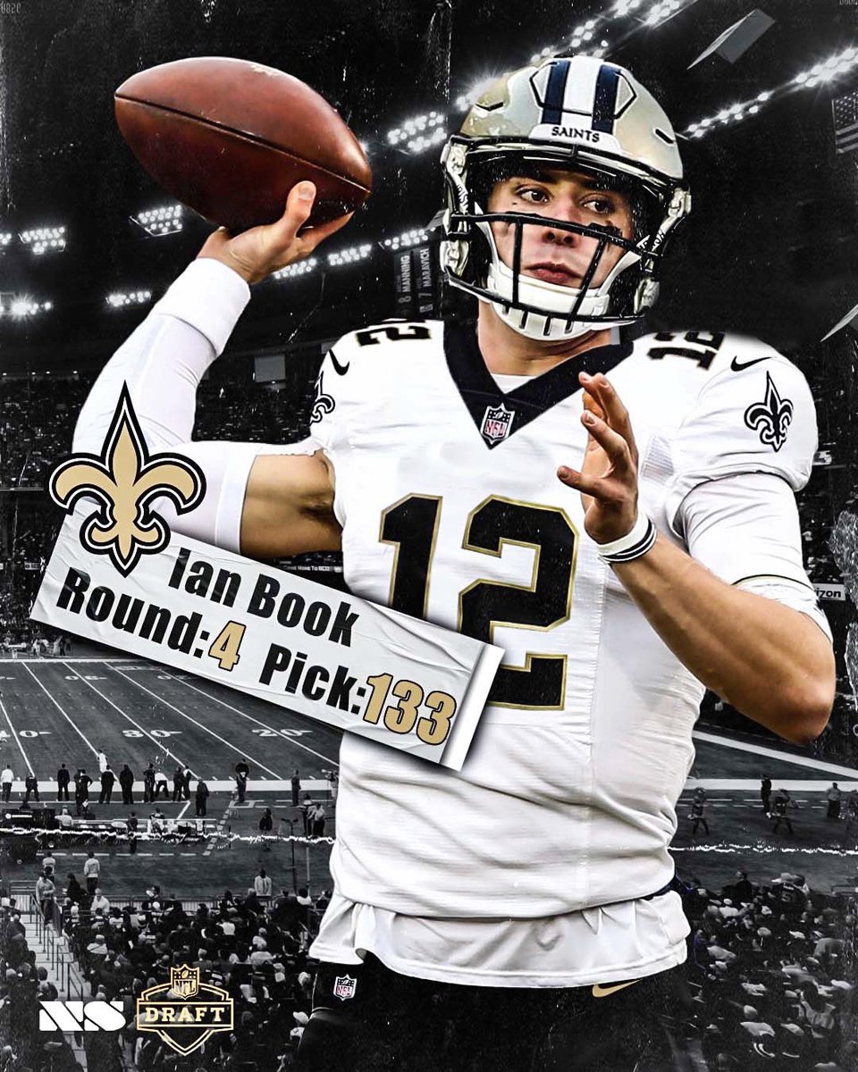 Ian Book on X: 'Dream come true!!! Excited to get to work, @Saints. #WhoDat  ⚜️  / X
