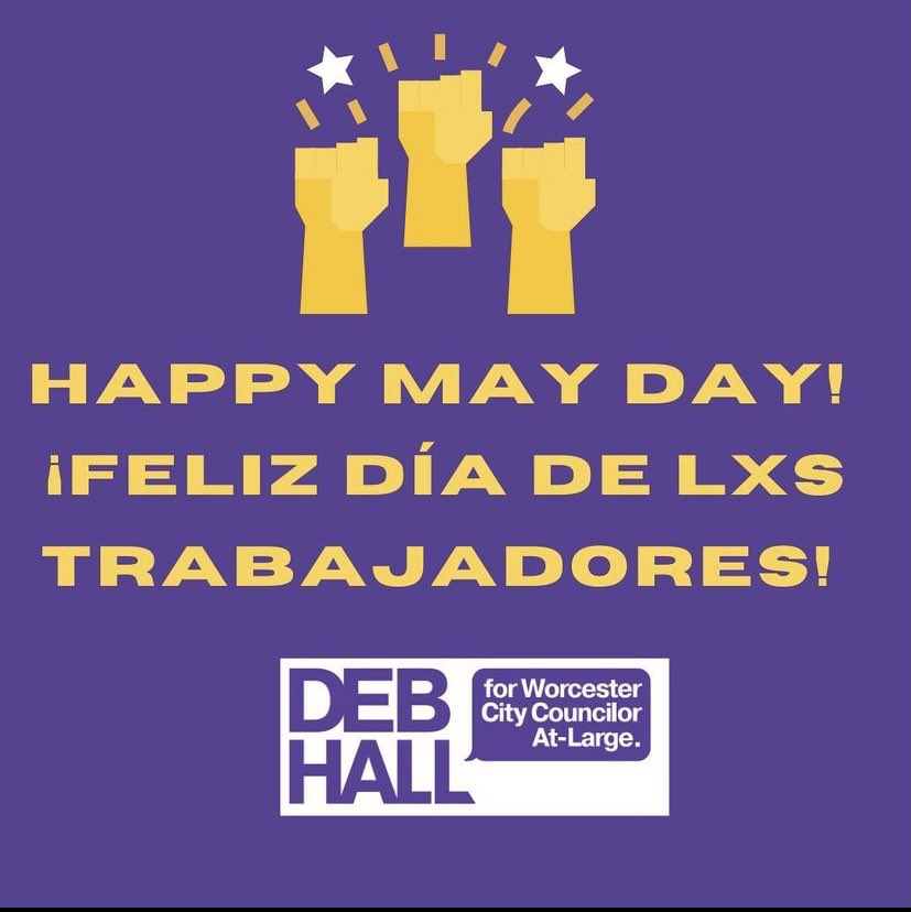 DebForWorcester's tweet image. As we observe #InternationalWorkersDay, we honor those who fought for workers’ rights.  All work is significant.  Let’s continue to advocate for livable wages and safe work conditions.  #mayday #internationallaborday #buildingwithcommunity #debforworcester