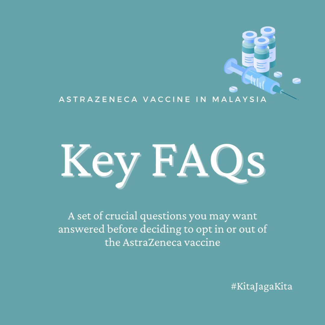 I made a quick FAQ guide for the AstraZeneca vaccine bc the health ministry couldn’t have been sloppier by just dumping a page of links at us. You can access the list of references I used at  http://tinyurl.com/astrazmy  to read further. Hope this helps in making your decision!