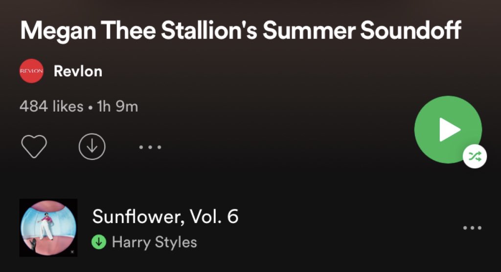 🚩| @theestallion has included Sunflower, Vol. 6 in her Summer Soundoff playlist on Spotify!

You can listen to the full playlist here: open.spotify.com/playlist/2I6Ap…