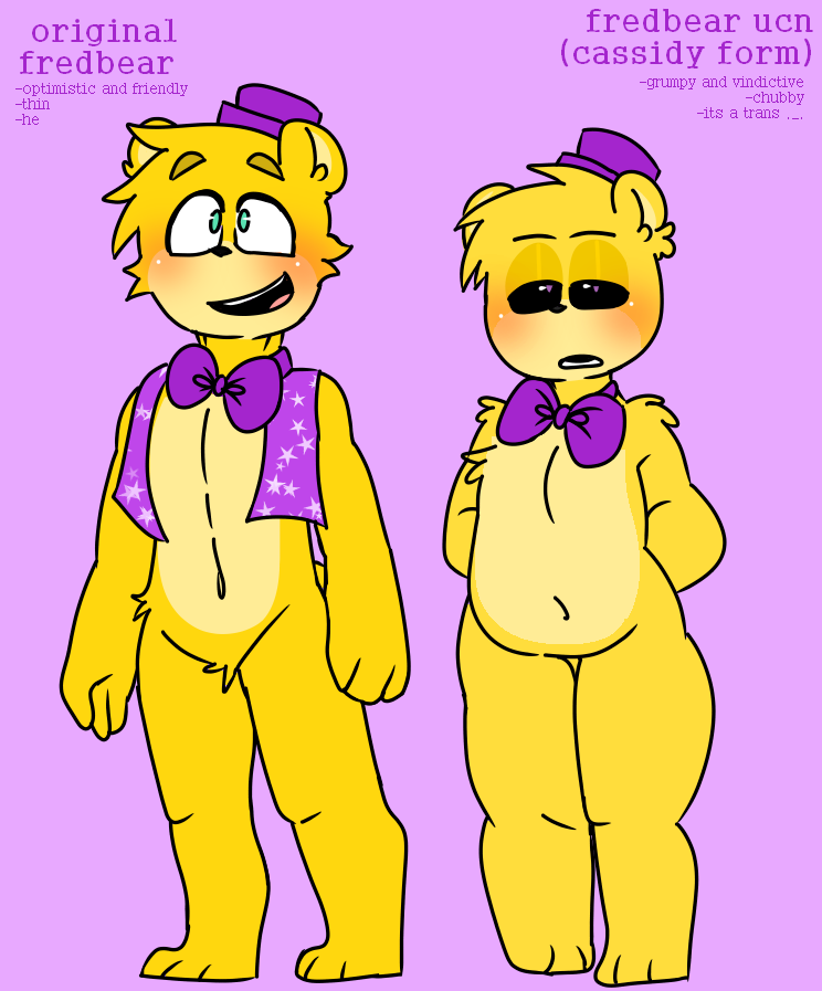 Fabi (⁠◍⁠•⁠ᴗ⁠•⁠◍⁠)💛 on X: Cassidy (fredbear) and c.c (golden