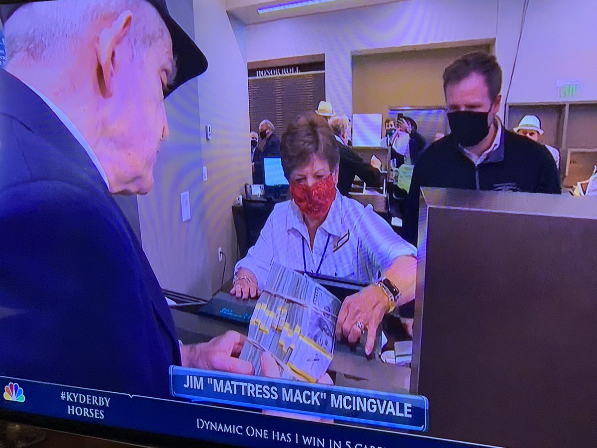 NotSoDRF's tweet image. Tough #KentuckyDerby result?
At least you had a better day than Mattress Mack , who pissed away $1.9 Large on Essential Quality
