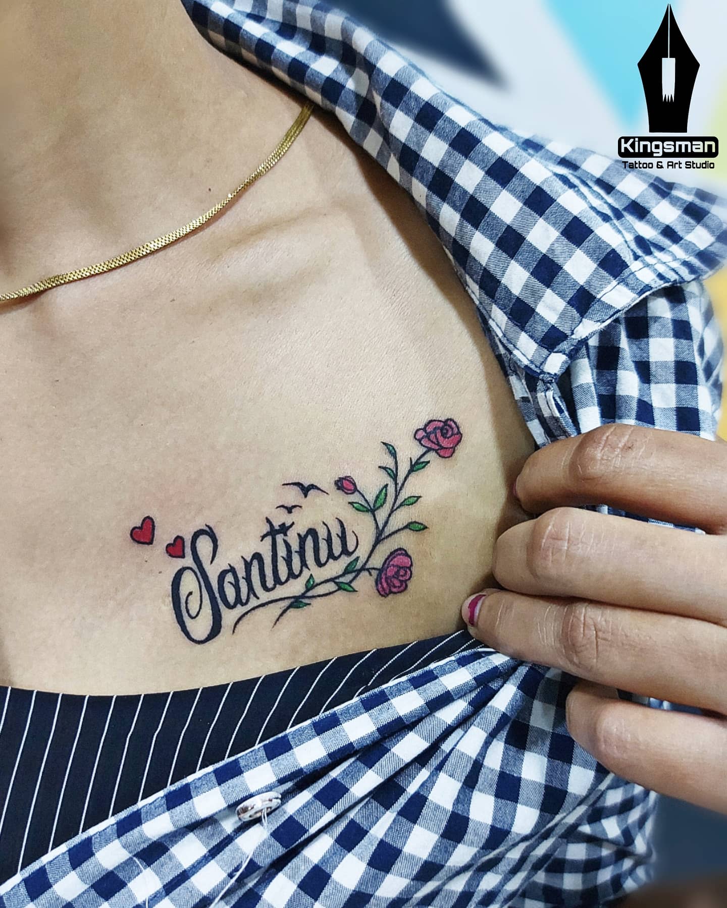 Name Tattoo at Rs 800square inch परमनट टट सरवस परमनट टट बनन क सरवस permanent tattoos Guns and Inks Tattoos and Piercings Hyderabad ID 21261916212